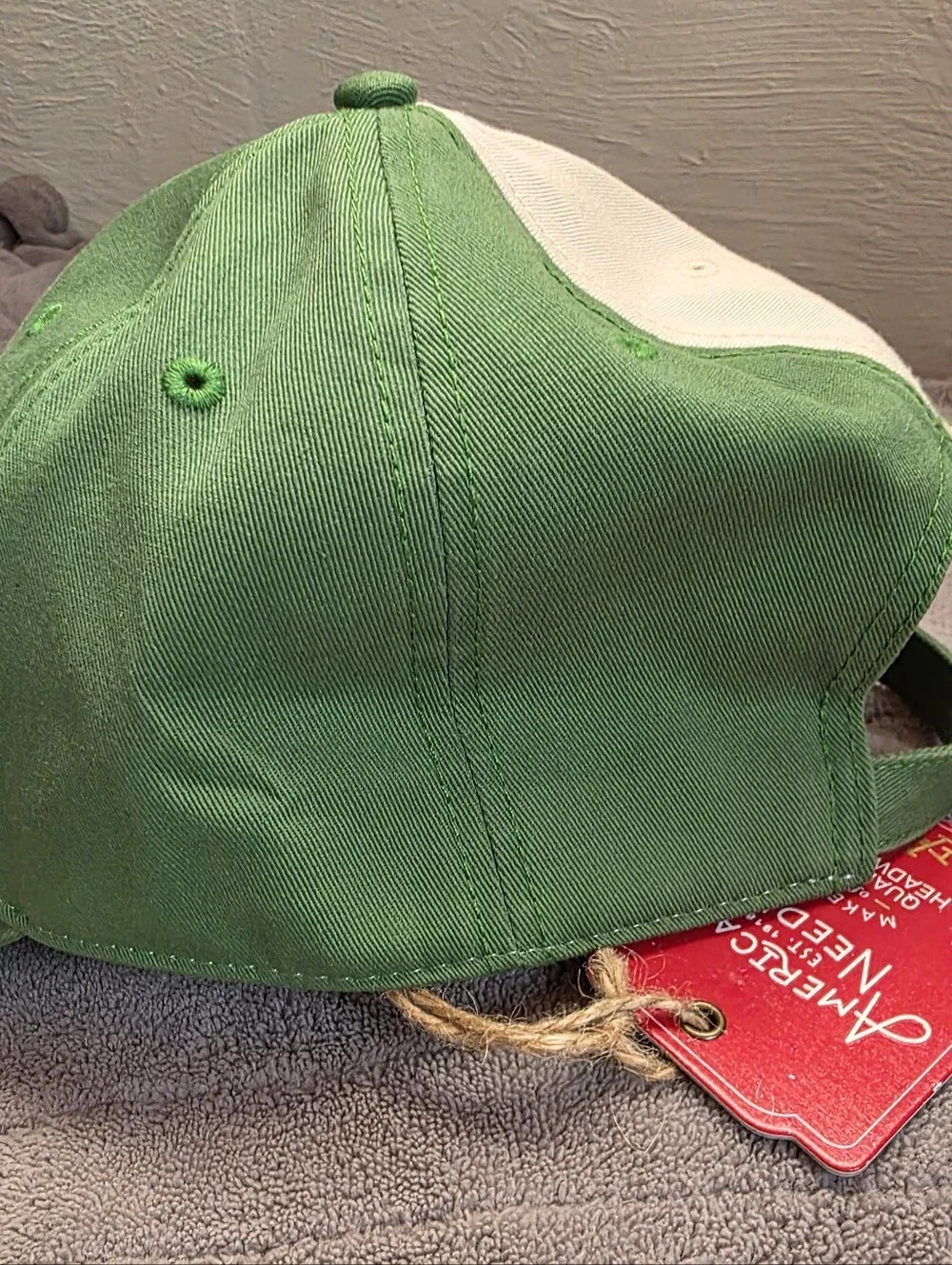 Free People Movement Double Hitter Baseball Hat Green Combo NWT